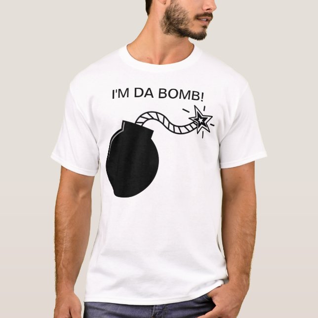 Camiseta Eu sou bomba da Dinamarca! (Frente)