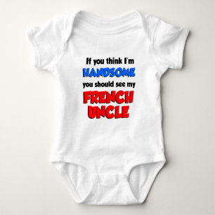 Camiseta Eu sou bonito tio francês