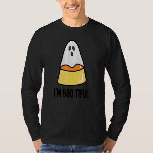 Camiseta Eu sou Bootiful Boo tiful Boo Candy Corn Meninos M