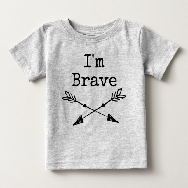 Camiseta Eu sou bravo (Frente)