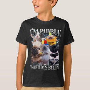 Camiseta Eu Sou Capaz de Lavar Minha Barriga Cachorro Engra