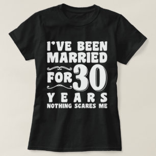 Camiseta Eu Sou Casado Há 30 Anos Festa de Casamento Divert