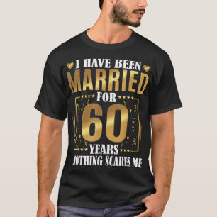Camiseta Eu sou casado por 60 anos 60º casamento