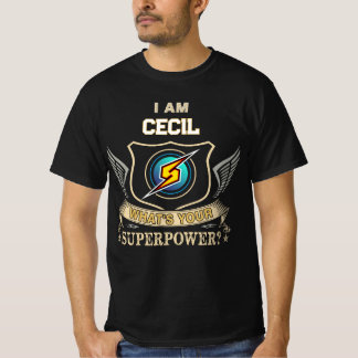 Camiseta Eu Sou CECIL Qual É Seu Superpoder