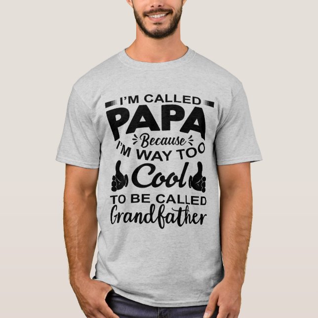 Camiseta Eu sou chamado papai (Frente)