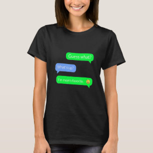 Camiseta Eu sou Claramente Mãe Favorito Filho Pai Bonito