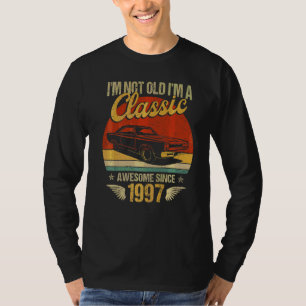 Camiseta Eu sou Classic Car Awincrível 1997 25 Aniversário 