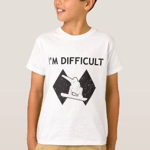Camiseta Eu Sou Coisas Difíceis e Legais de Esqui para Home