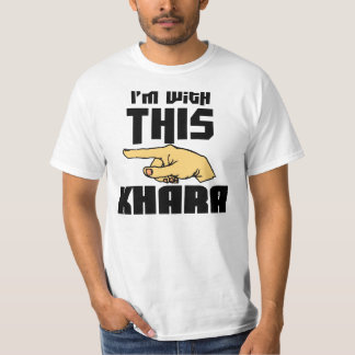 Camiseta Eu sou com este Khara