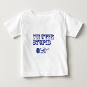 Camiseta Eu sou com estúpido