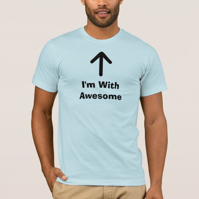 Camiseta Eu sou com impressionante (Frente)