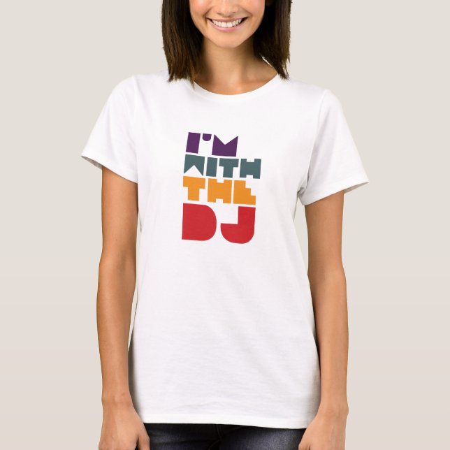 Camiseta Eu sou com o DJ (Frente)