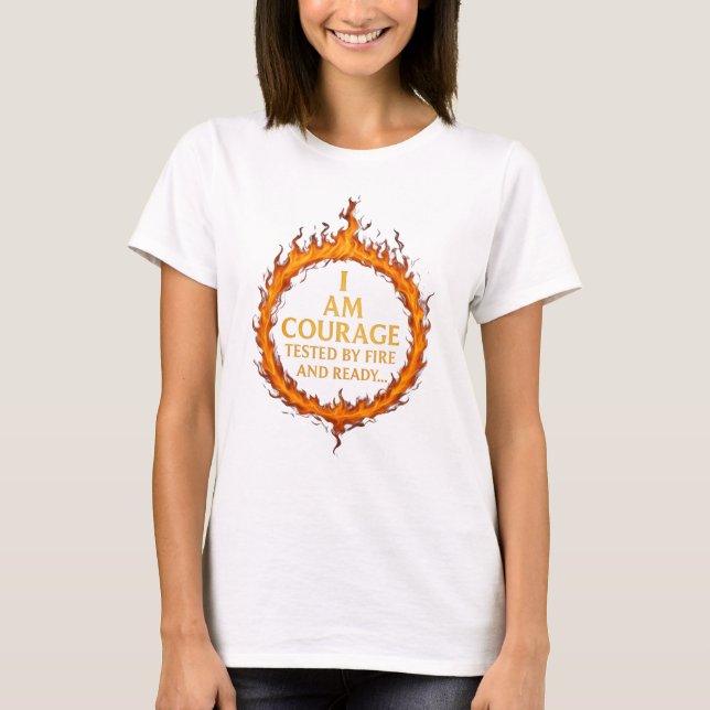 CAMISETA EU SOU CORAGEM (Frente)