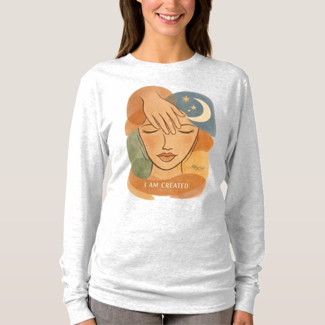 Camiseta Eu Sou Criado - Mão do Criador (Frente)