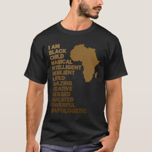 Camiseta Eu Sou Criança Negra Mágica Mês da História Negra