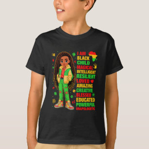 Camiseta Eu Sou Criança Negra Mês da História Afro-American