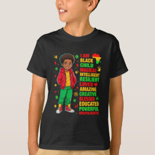 Camiseta Eu Sou Criança Negra Mês da História Infantil Meni