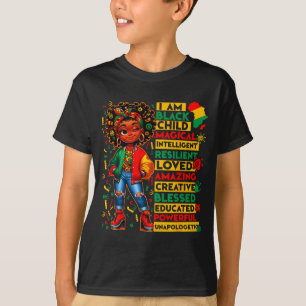 Camiseta Eu Sou Criança Negra Mulher Negra Mágica Africana