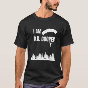 Camiseta Eu Sou D.B. Cooper Sequestro Salto de Paraquedas 1