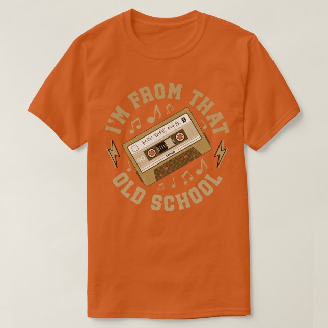 Camiseta Eu Sou Da Antiga Escola 2 (Frente do Design)