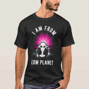 Camiseta Eu Sou Da Edm Planet Ufo Alienígena Edm Music Fest