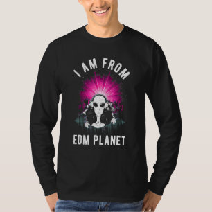 Camiseta Eu Sou Da Edm Planet Ufo Alienígena Edm Music Fest