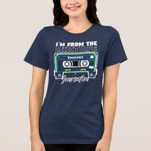 Camiseta Eu sou da Geração Mixtape (Eurodance)