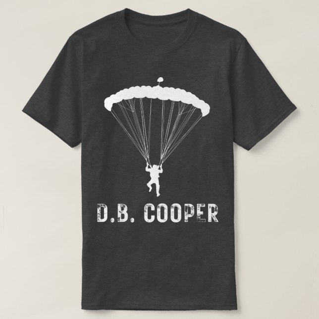 Camiseta Eu sou DB Cooper (Frente do Design)