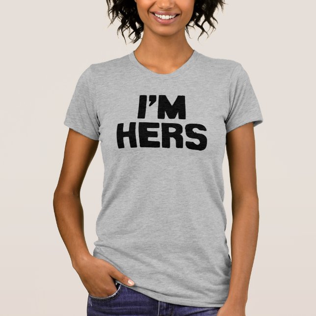 CAMISETA EU SOU DELA (Frente)
