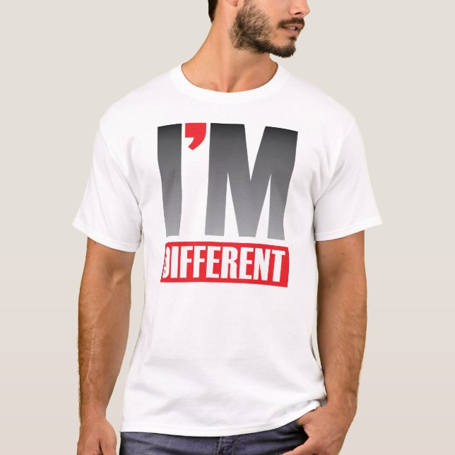 Camiseta Eu sou diferente (Frente)