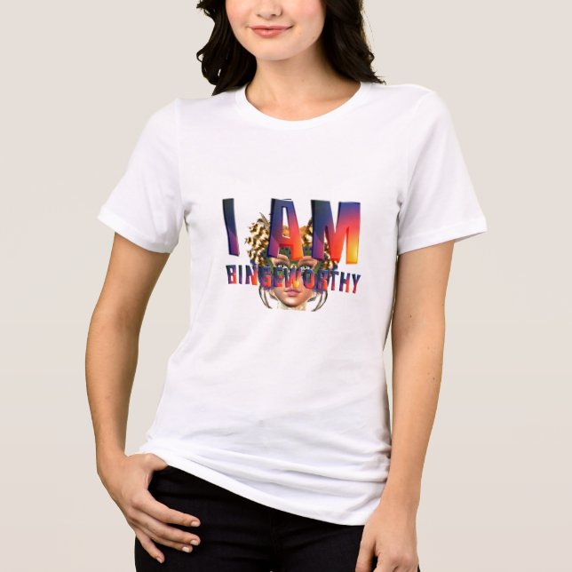 Camiseta Eu sou digno de binge (Frente)