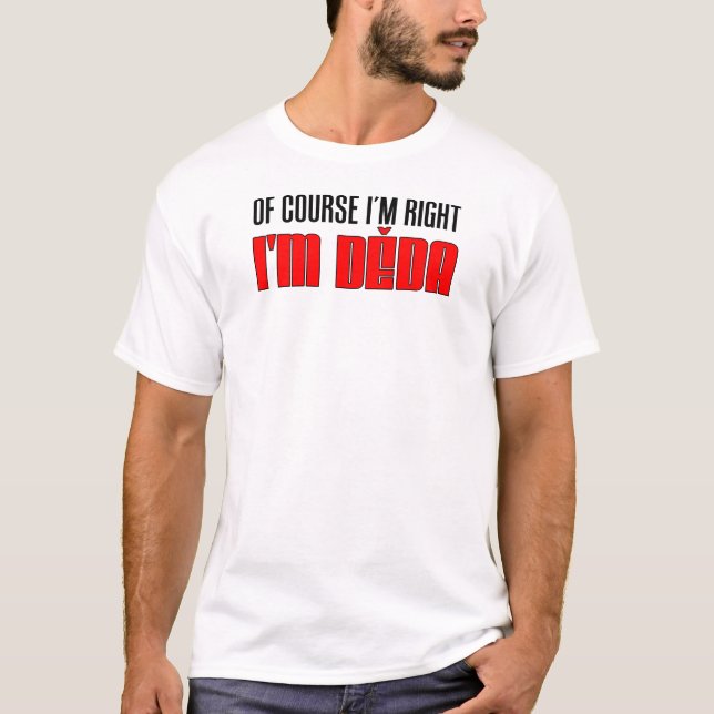 Camiseta Eu sou direito mim sou Deda (Frente)