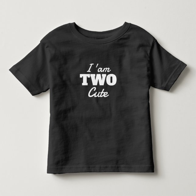 Camiseta Eu Sou Dois Fazer 2 Anos  (Frente)