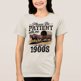 Camiseta Eu Sou Dos Anos 1900 - Divertido Aniversário Vinta