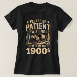 Camiseta Eu Sou Dos Anos 1900 - Divertido Aniversário Vinta