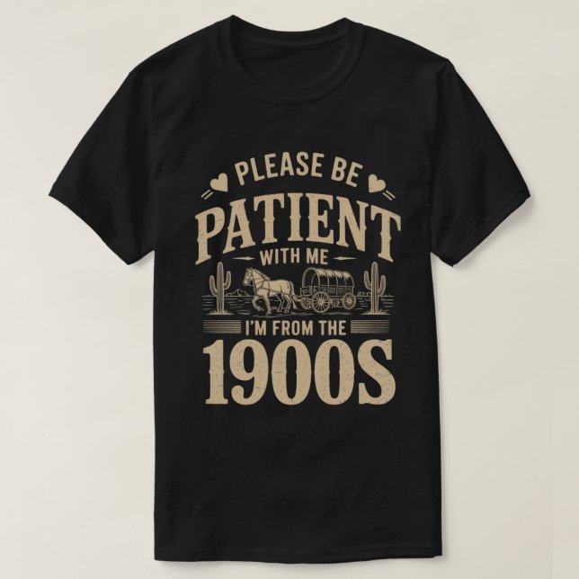 Camiseta Eu sou dos anos 1900 - Feliz Natal dos anos 1900 (Frente do Design)