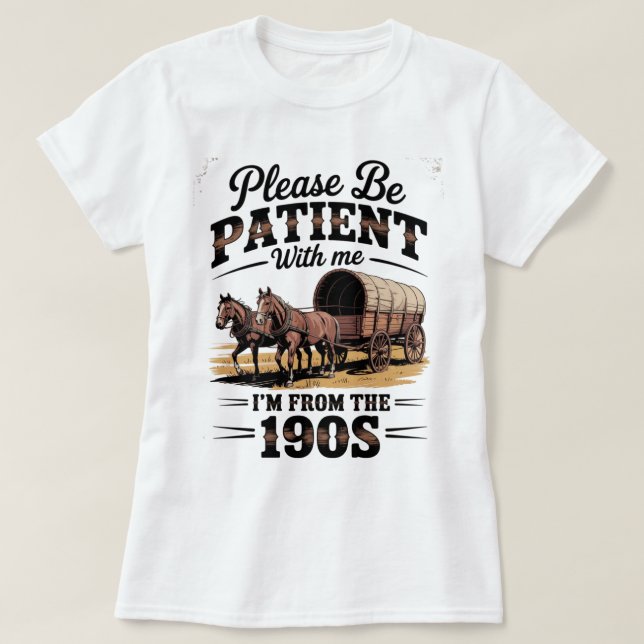 Camiseta Eu sou dos anos 1900 - Feliz Natal dos anos 1900 (Frente do Design)