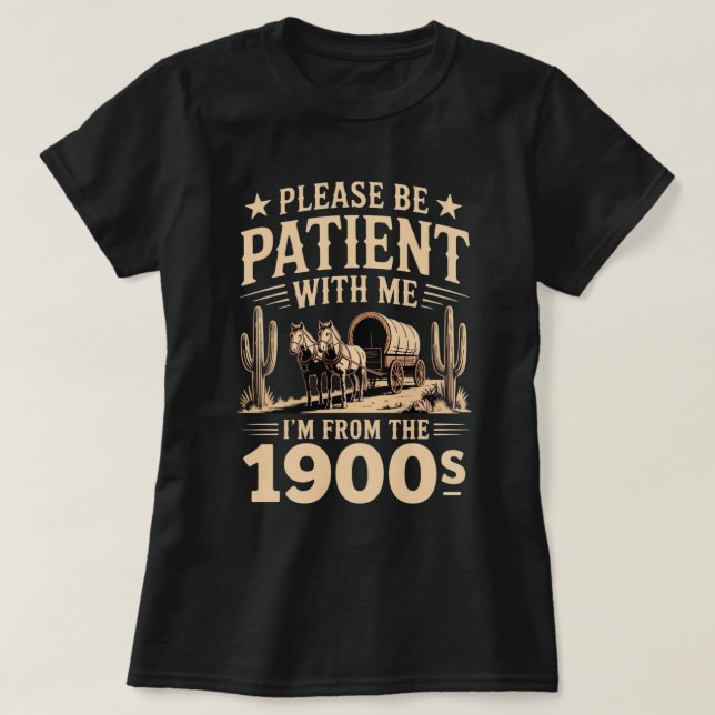 Camiseta Eu sou dos anos 1900 - Feliz Natal dos anos 1900 (Frente do Design)