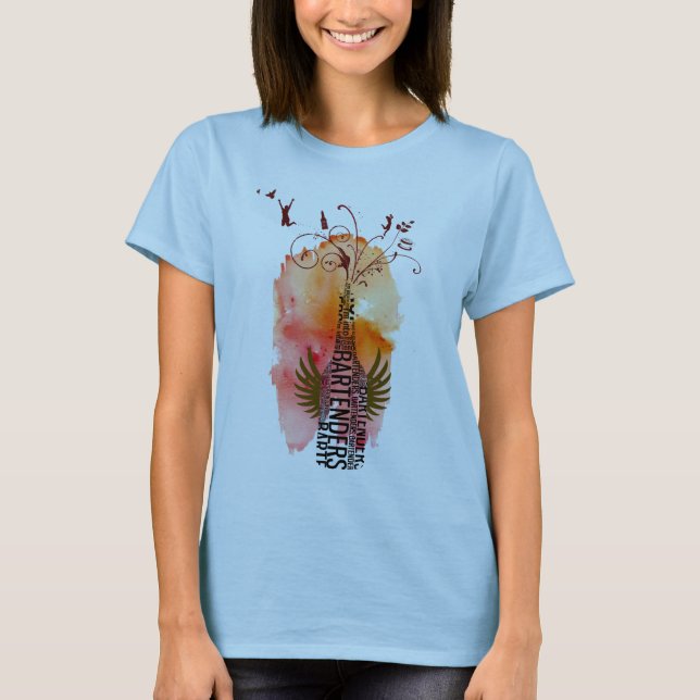 Camiseta Eu sou em barman (Frente)