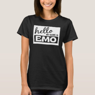 Camiseta Eu Sou Emo Olá Im Emo Então Que Mais Velho Emo Era