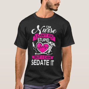 Camiseta Eu sou Enfermeira Amor Coração Impressão A Melhor