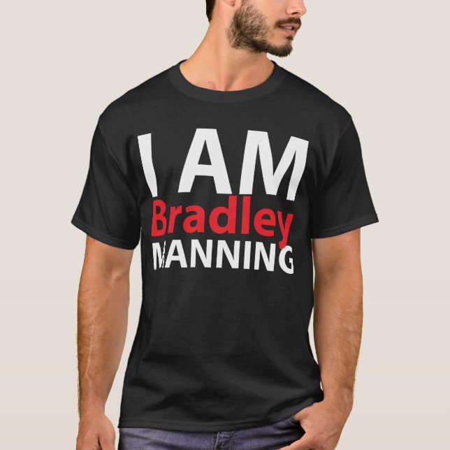 Camiseta Eu sou equipamento de Bradley (Frente)