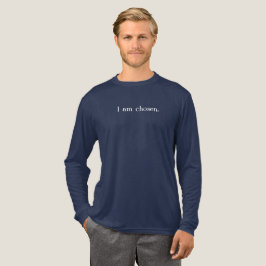 Camiseta Eu sou escolhido Bella+Canvas Triblend Long Sleeve