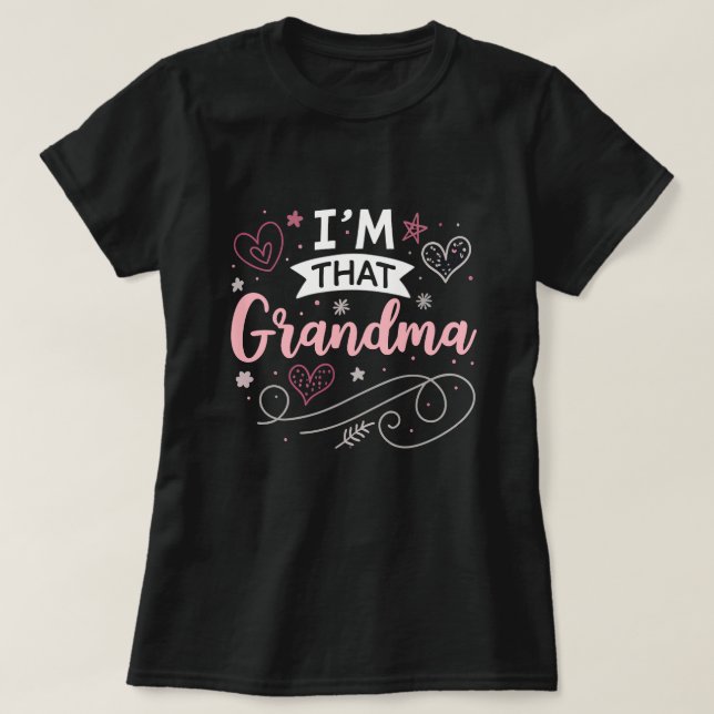 Camiseta Eu Sou Essa Vovó (Frente do Design)