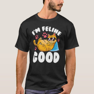 Camiseta Eu Sou Feliz Gato Para Gato De Gato De Gato De Gat