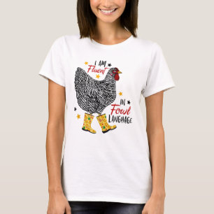 Camiseta Eu sou fluente na língua das flores Fazenda a vid