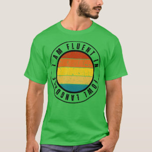 Camiseta Eu sou fluente na língua das galinhas Galinha 10