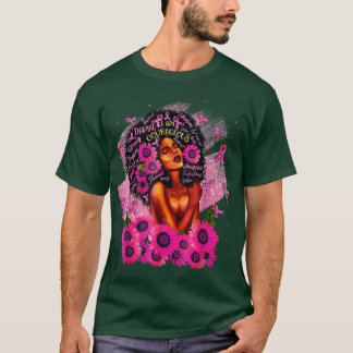 Camiseta Eu Sou Forte Flores De Fita Rosa Flores Negras Rai