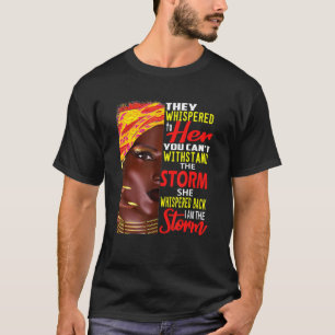 Camiseta Eu Sou Forte Mulheres Africanas Eu Sou A Tempestad