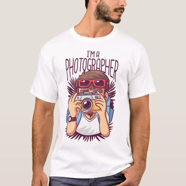 Camiseta Eu sou fotógrafo (Frente)